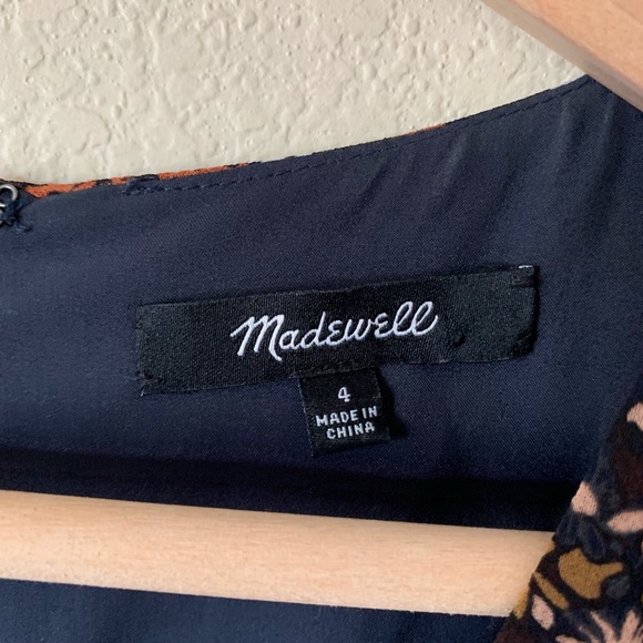 Madewell Orchard Flutter Sleeve Floral Dress - Picture 4 of 7